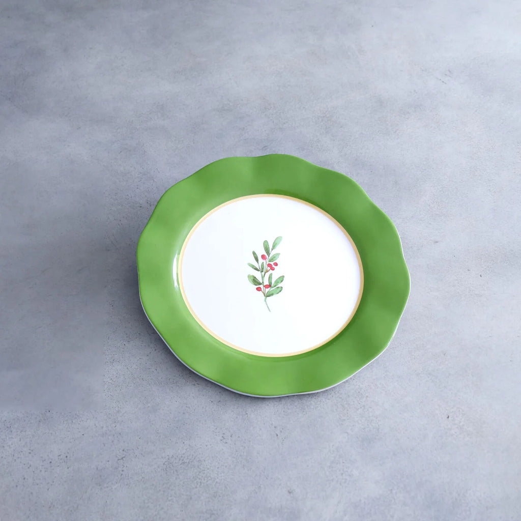 beatriz-ball-vida-holly-11-dinner-plate-set-of-4-green-and-white
