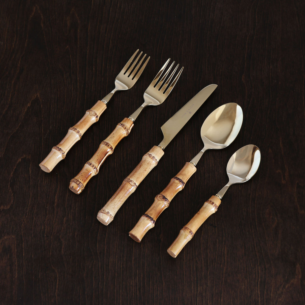 beatriz-ball-vida-bamboo-flatware-set-of-5-gold-and-natural