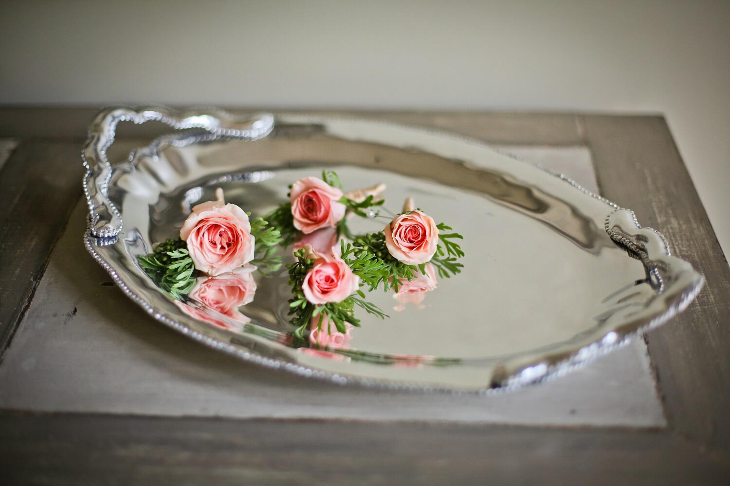PEARL Denisse Oval Tray with Handles