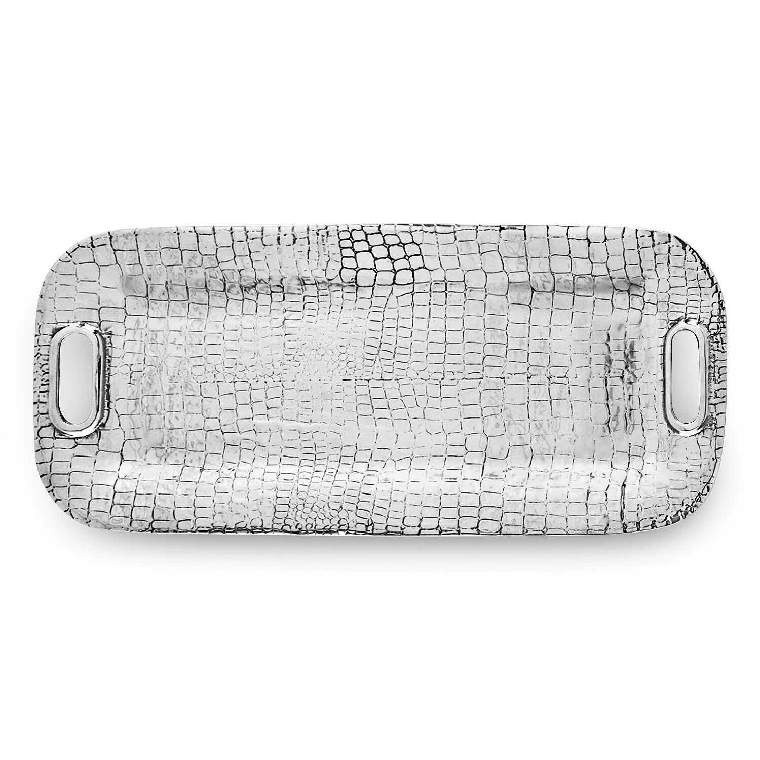 PIELES Croc Long Rectangular Tray with Handles