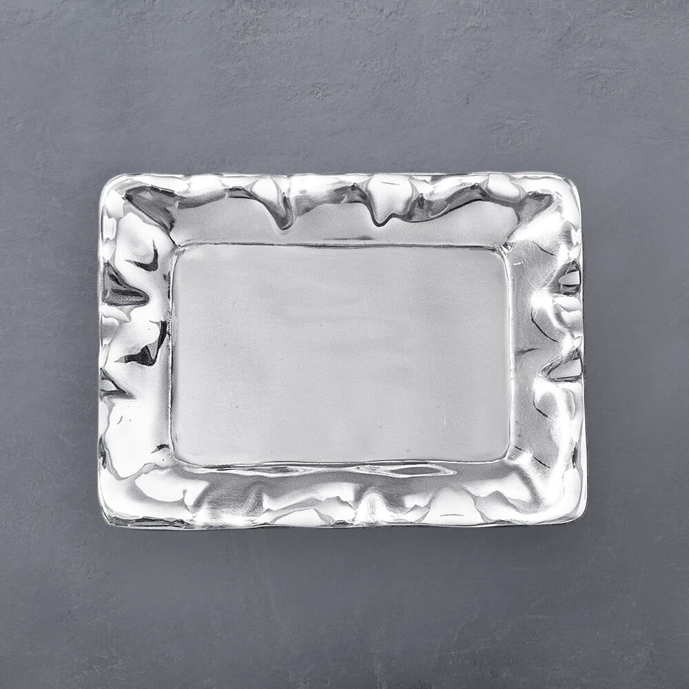 GIFTABLES Organic Pearl Rectangular Engraved Tray - Friends till the end