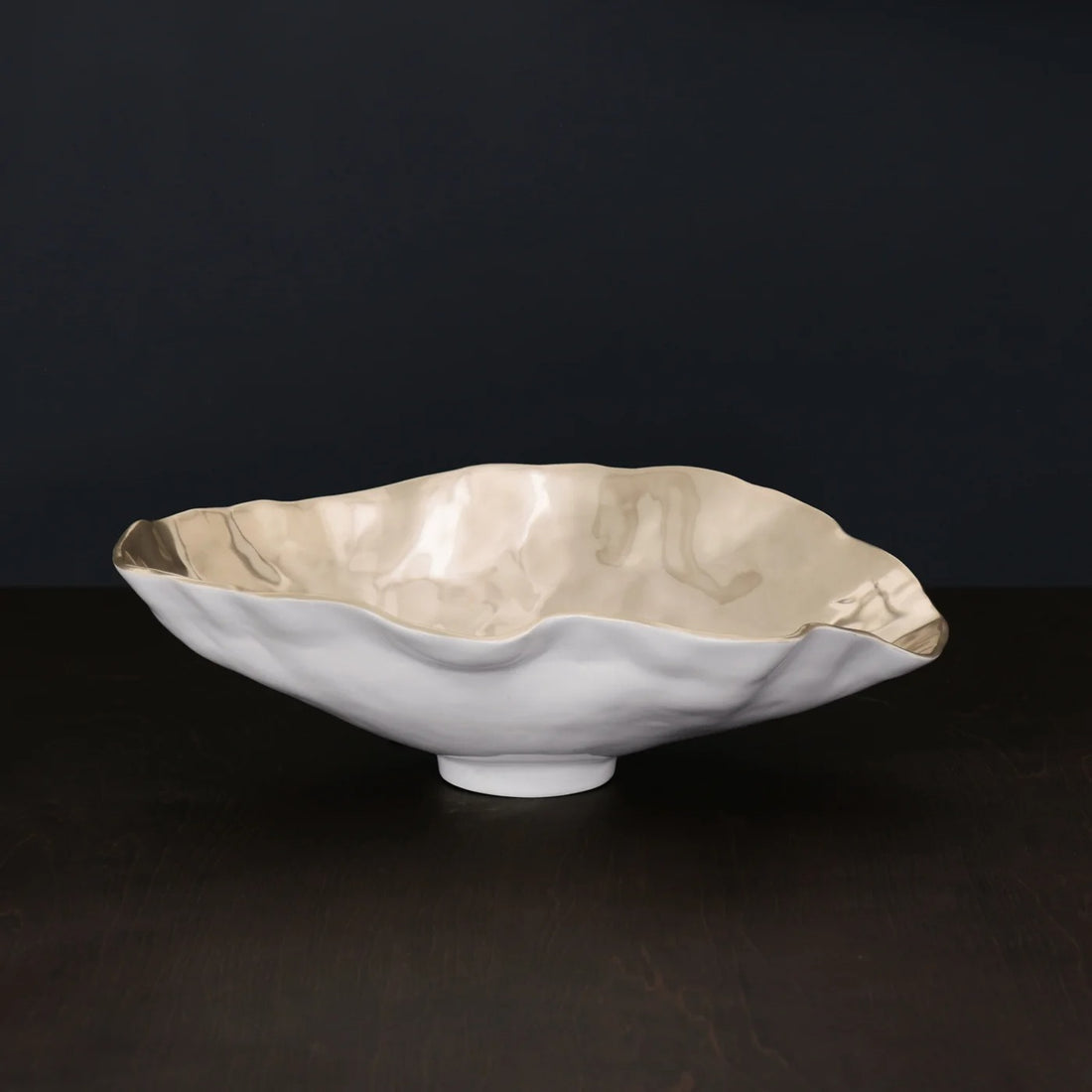 beatriz-ball-thanni-maia-large-oval-bowl-white-and-gold-seconds-non-refundable