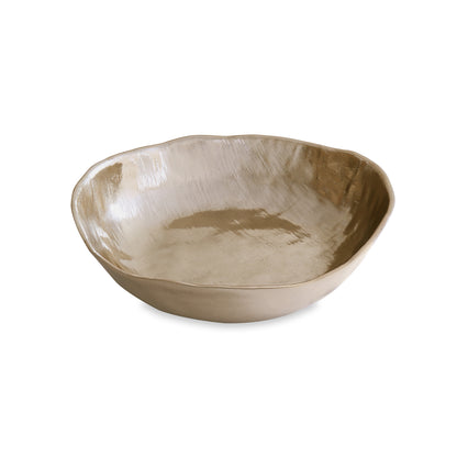 SIERRA MODERN Strie Large Bowl (Gold)
