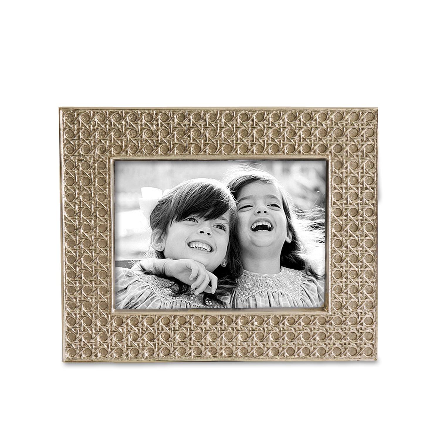 FRAME Sierra Modern Rattan 5 x 7 (Gold)