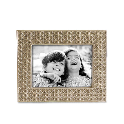 FRAME Sierra Modern Rattan 5 x 7 (Gold)