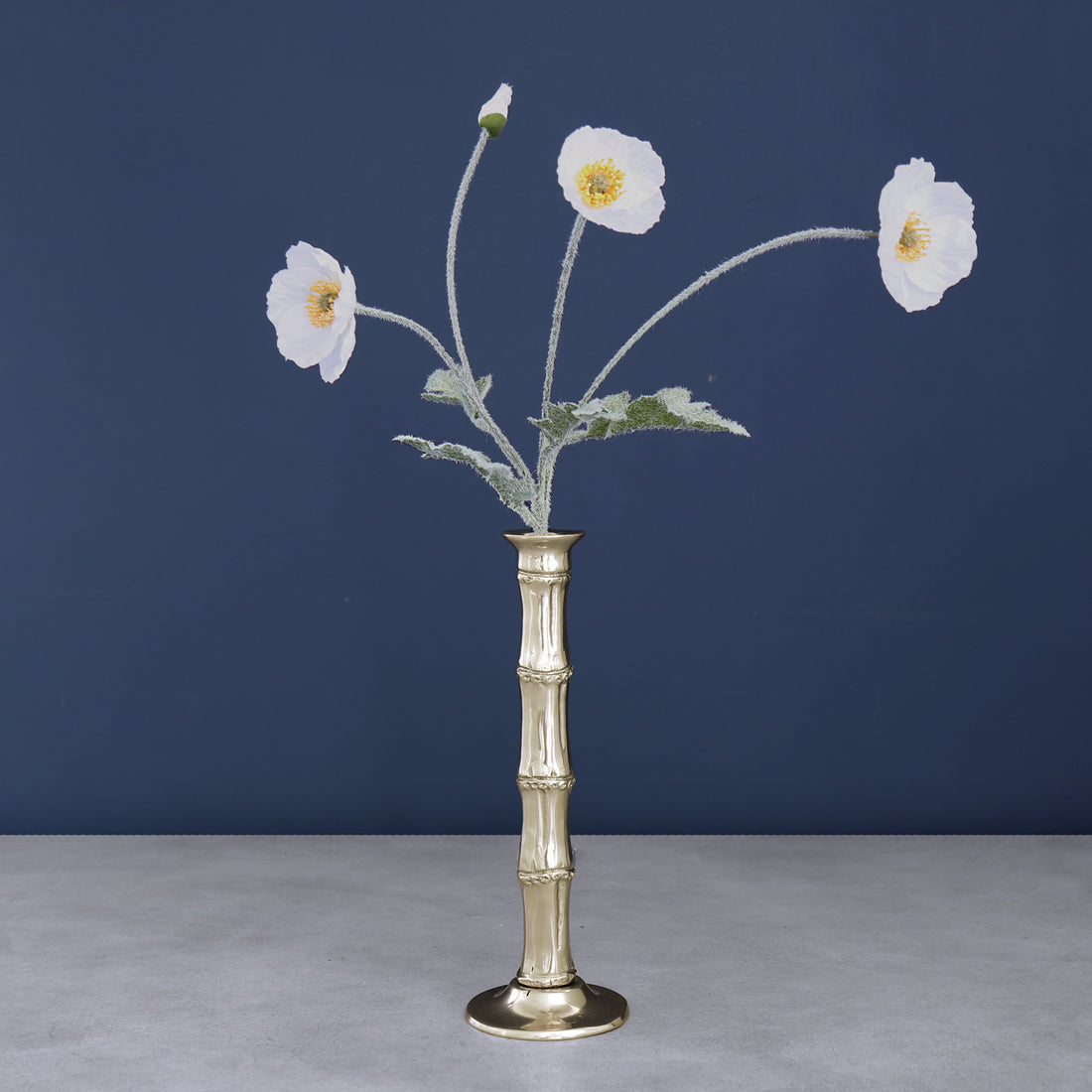 SIERRA MODERN Bamboo 10&quot; Flower Vase (Gold)