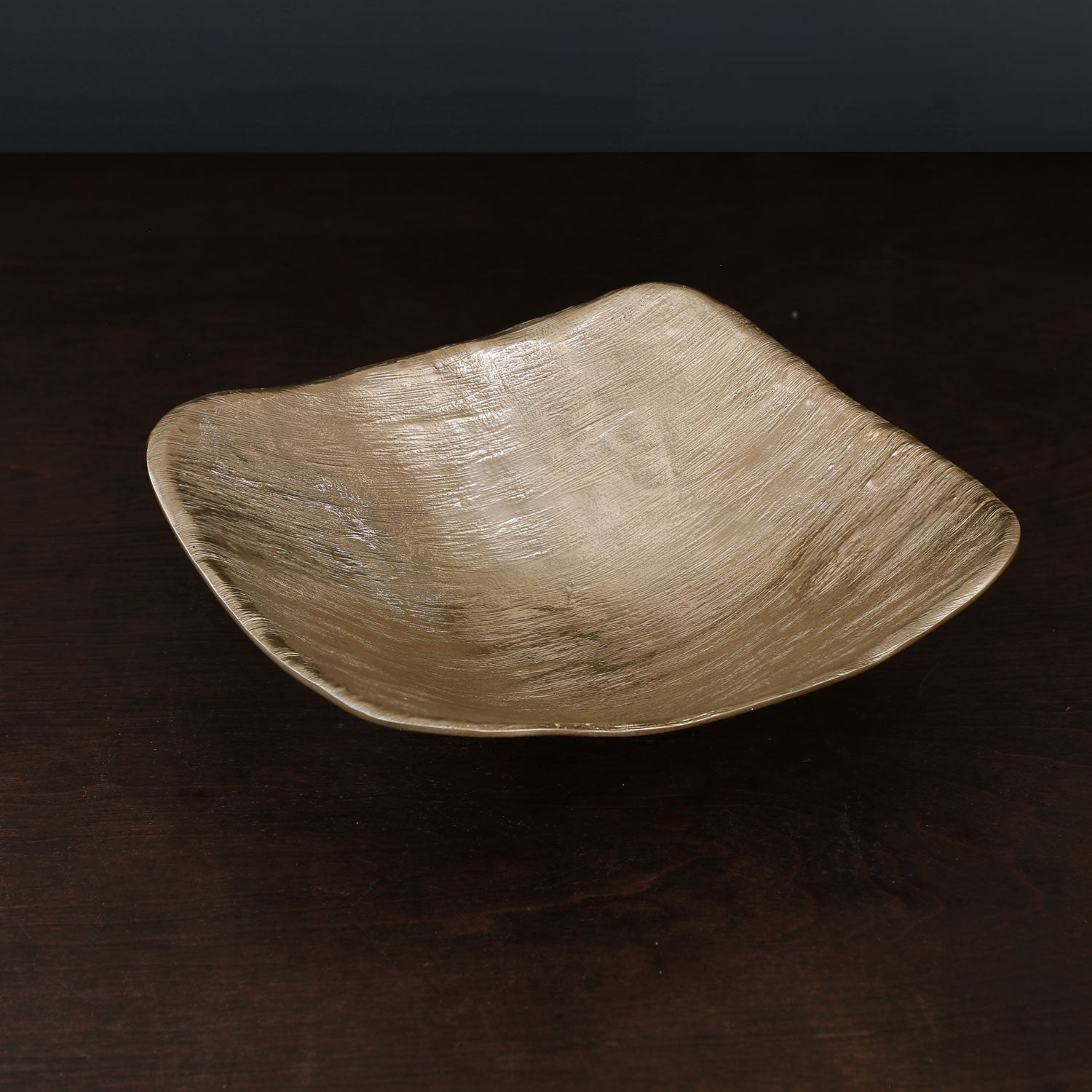 SIERRA MODERN Strie Jena Medium Bowl (Gold)